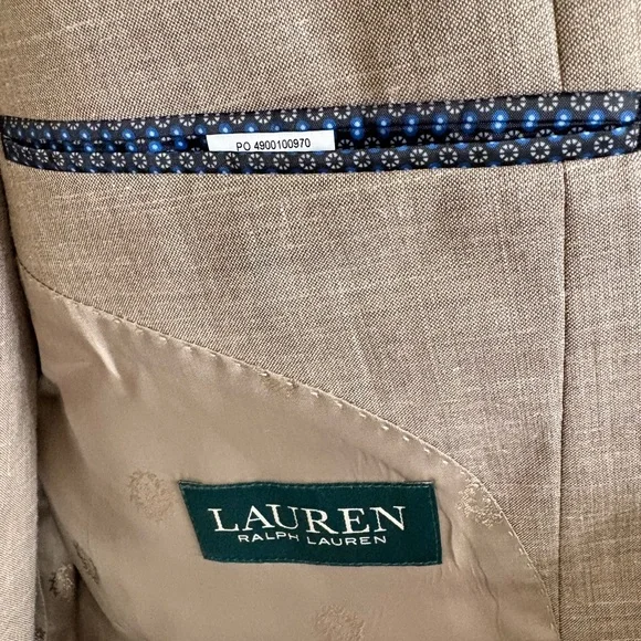 Men's Linen Blend Suit - Picture 3 of 6